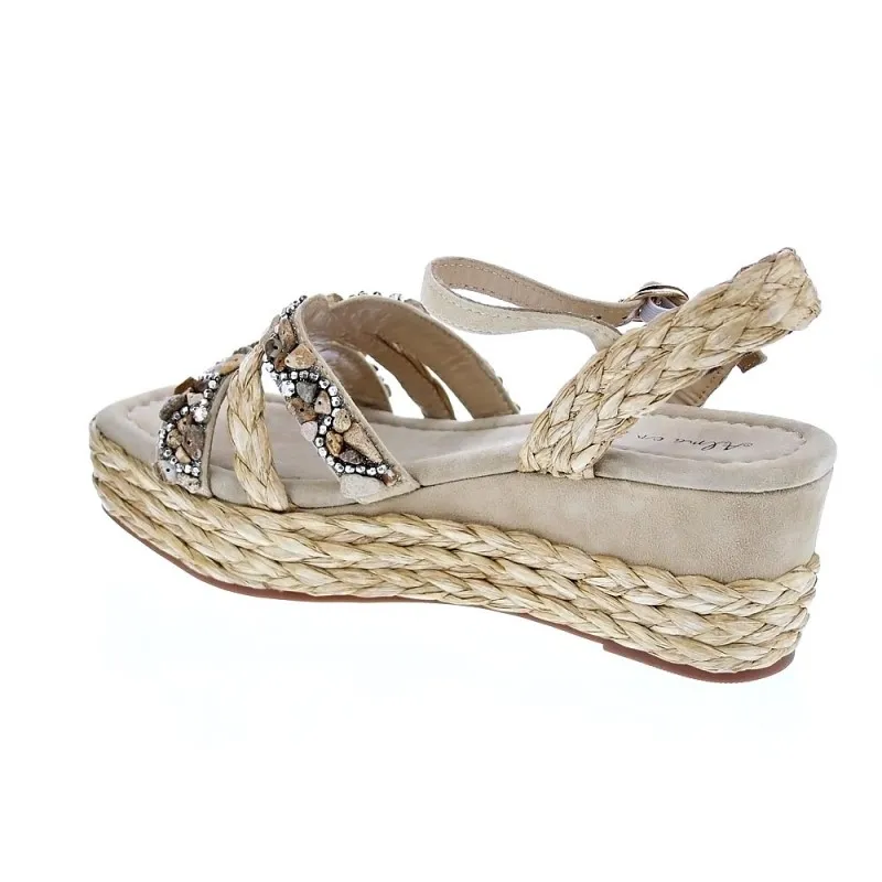 Alma en Pena Sandalias Mujer V22316 Beige