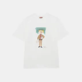 Baracuta Slowboy Colourman T-Shirt Off White
