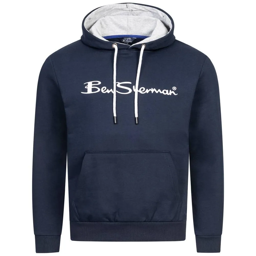 BEN SHERMAN Casual Hombre Sudadera con capucha 0067810-MARINO