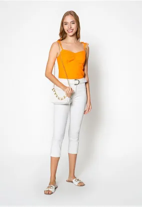 Blusa de tiras para anudar