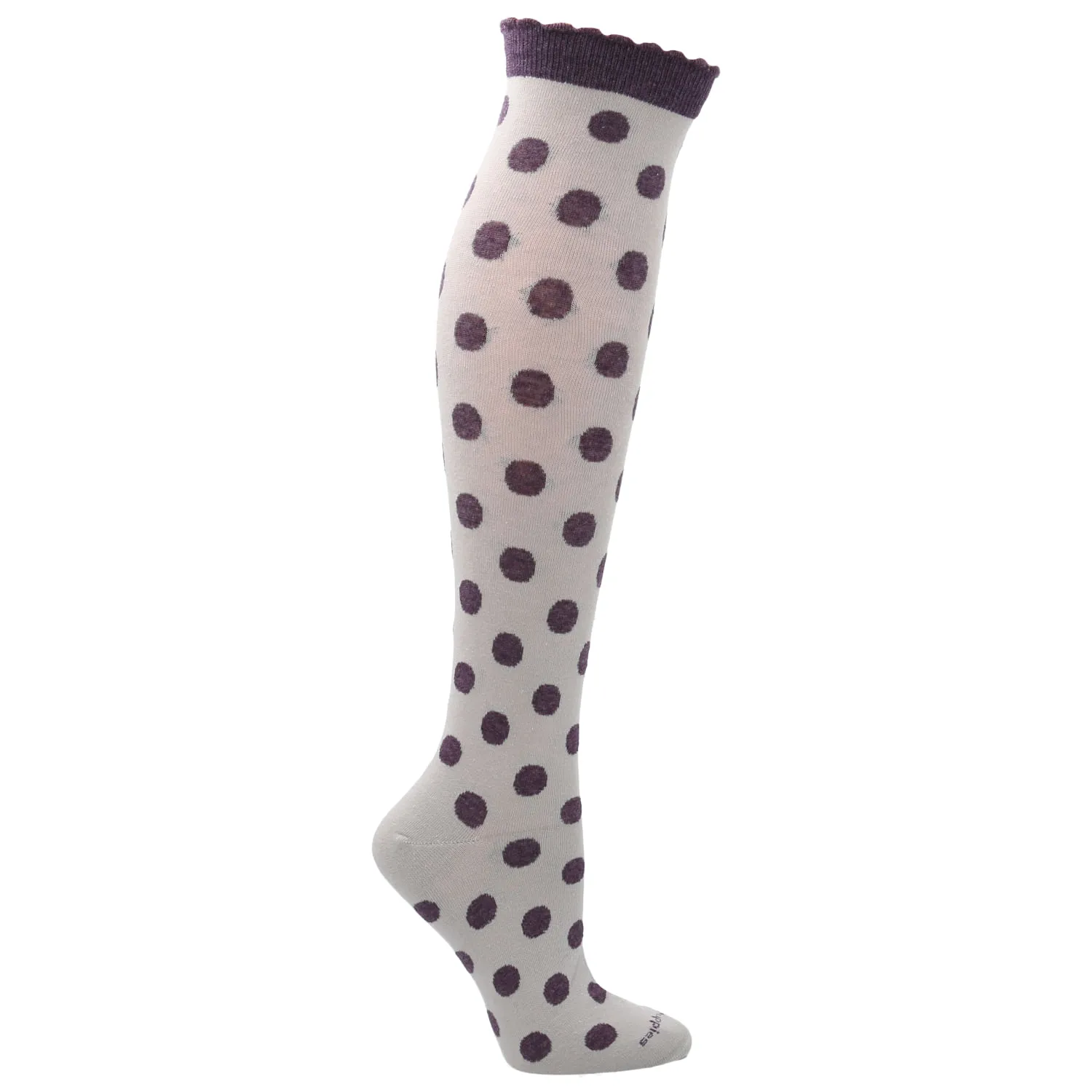 Calcetin Algodón Mujer Kh St Spotly Gris Hush Puppies