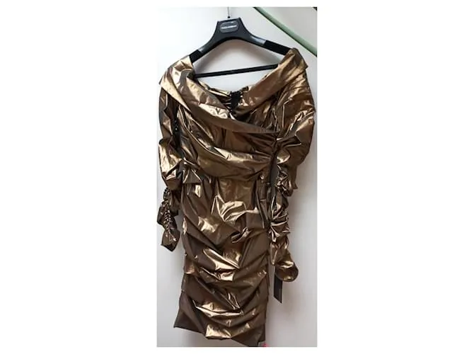 Dolce & Gabbana Vestidos Plata 