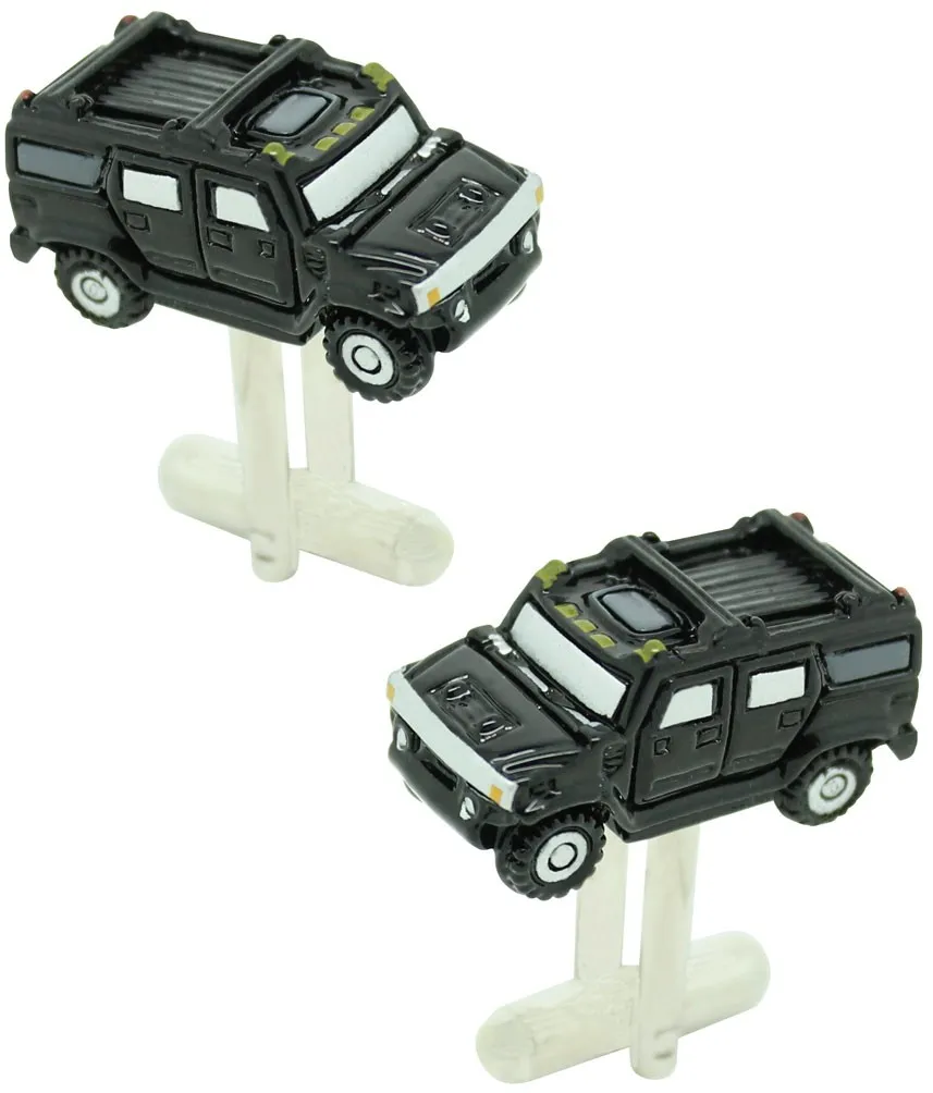 Gemelos de camisa Hummer Negro