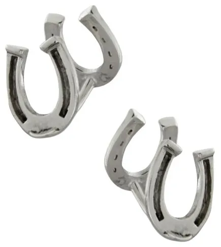 Gemelos para camisa Plata 925 Doble Herradura
