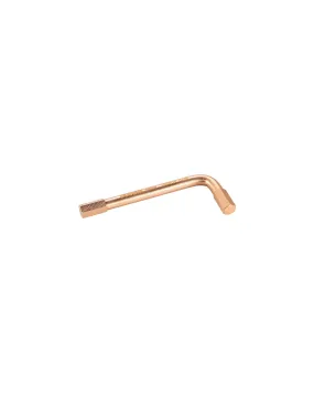 LLAVE HEXAGONAL 3MM ANTICHISPA Al-BR