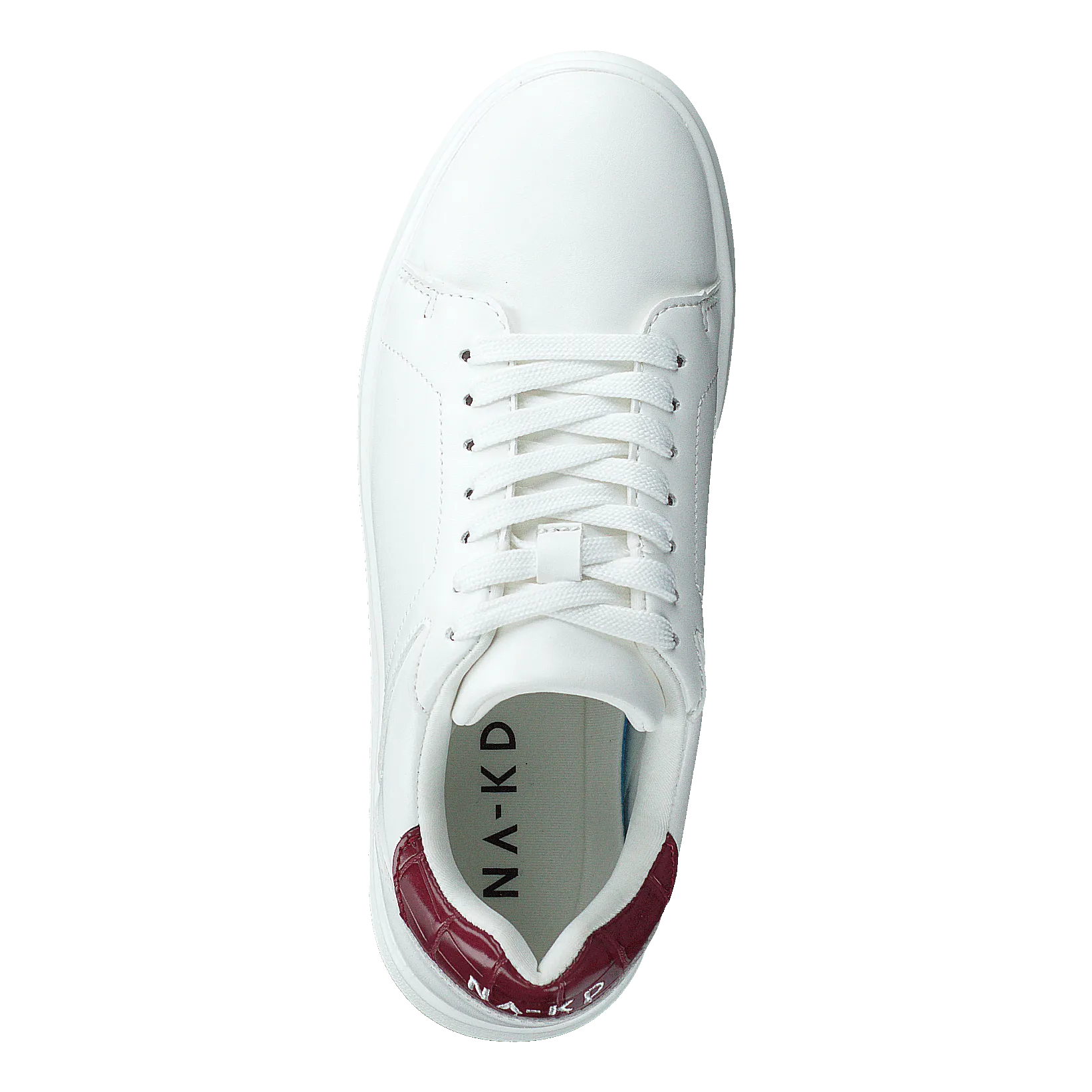 NA-KD zapatos Curvy Platform Trainers White
