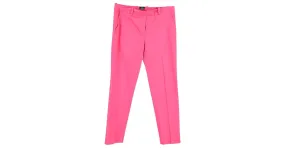 Pantalones capri Alexander McQueen de algodón rosa 