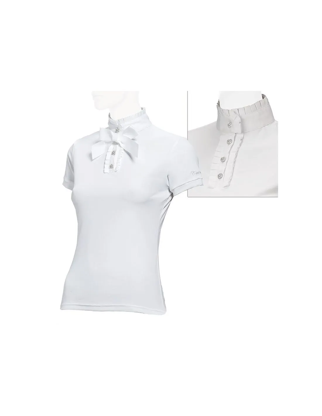 Polo de Concurso Mujer con Lazo Desmontable