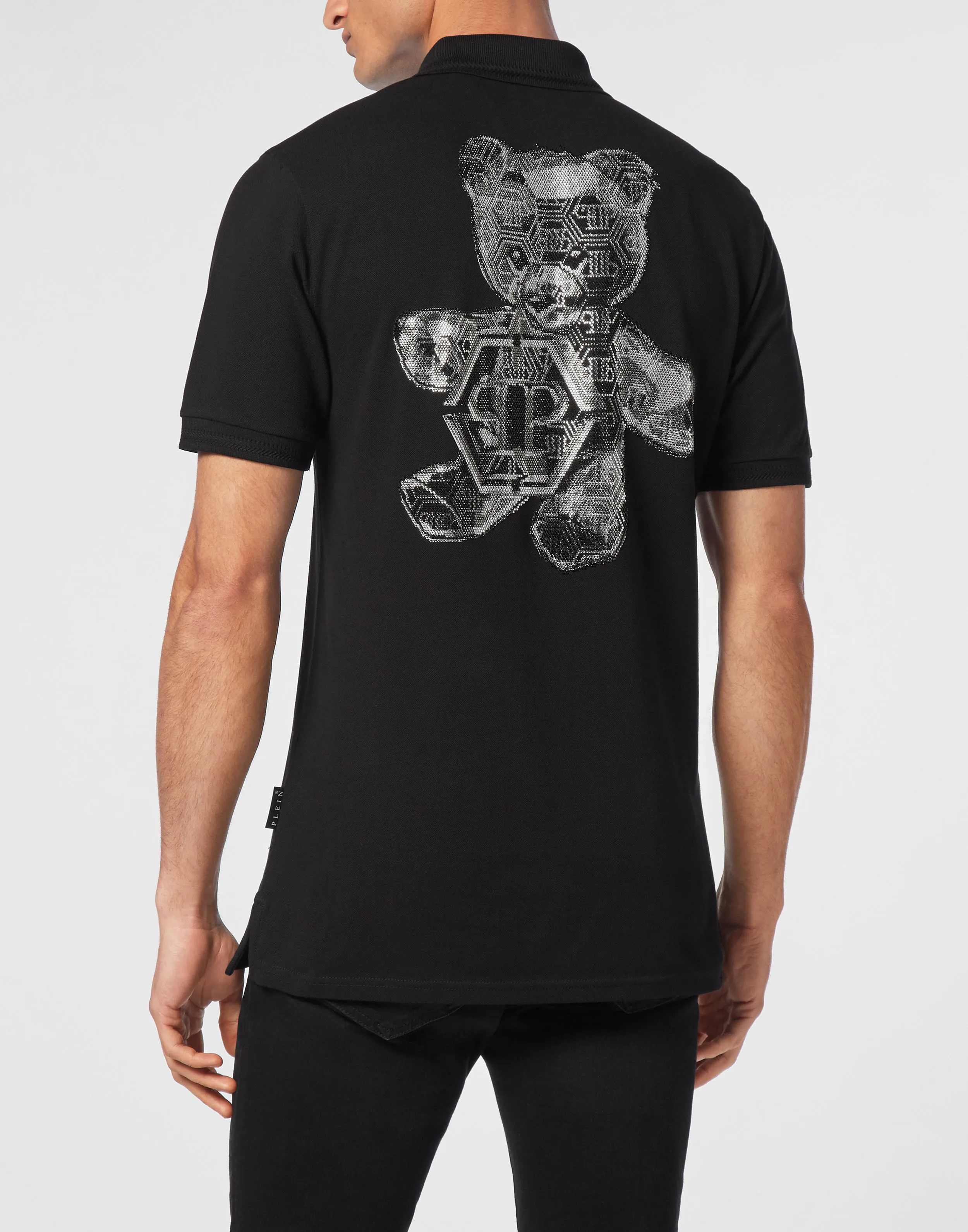 Polo Shirt SS Strass Teddy Bear