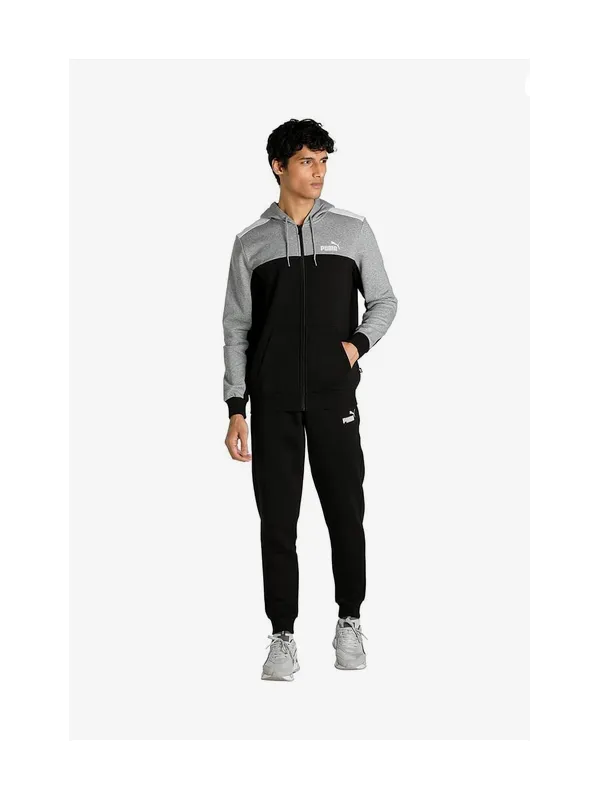 PUMA-ESS+ Hooded Colorblock TRACK SUIT