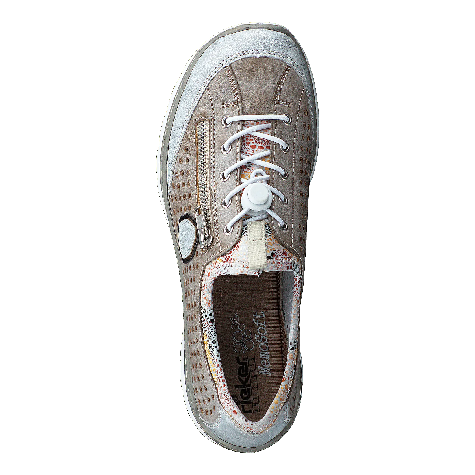 Rieker zapatos L3296-80 Ice/steel