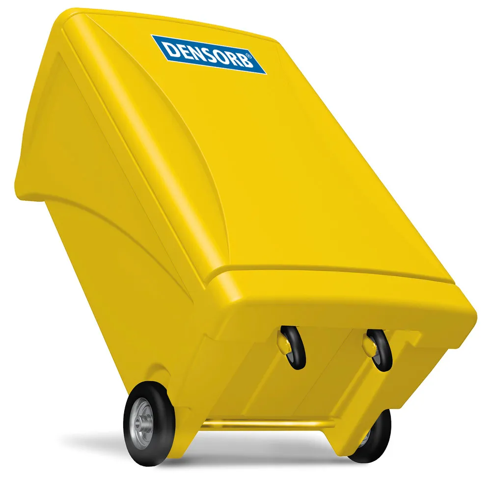 Set móvil de emergencia DENSORB, absorbente en amarillo señal Caddy Extra Large versión Aceite