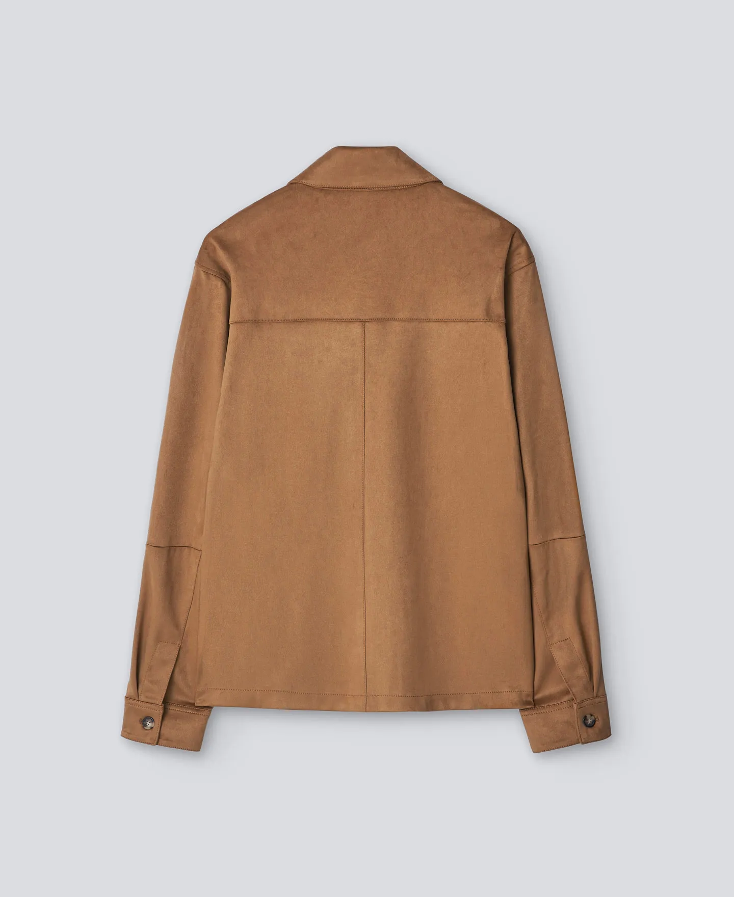 Sobrecamisa antelina hombre