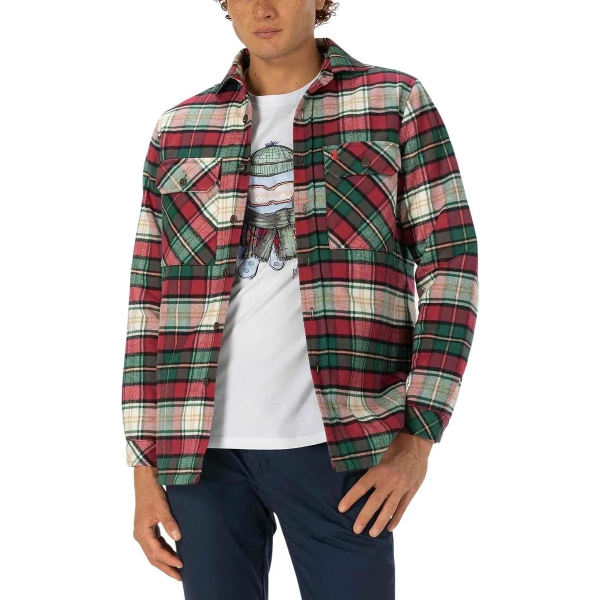 SOBRECAMISA PADDED CHECK
