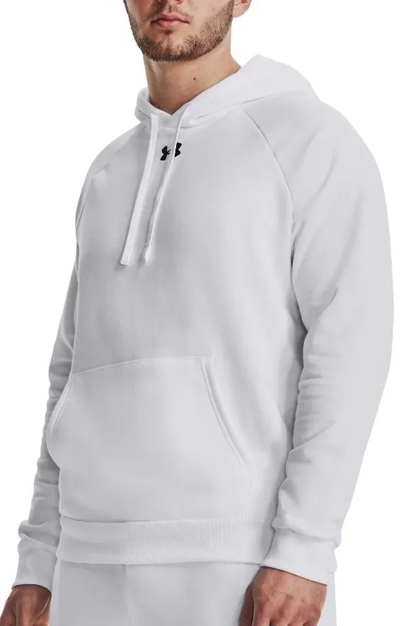 Sudadera con capucha Under Armour UA Rival Fleece Hoodie-WHT